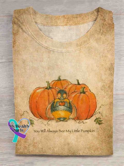 Pumpkin Bee Art T-shirt Multicolor / S