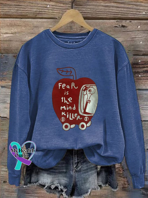 Rear Is The Mind Killer Casual Sweatshirt Blue / S