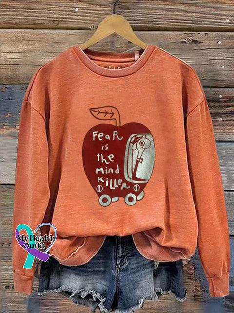 Rear Is The Mind Killer Casual Sweatshirt Pumpkincolor / S