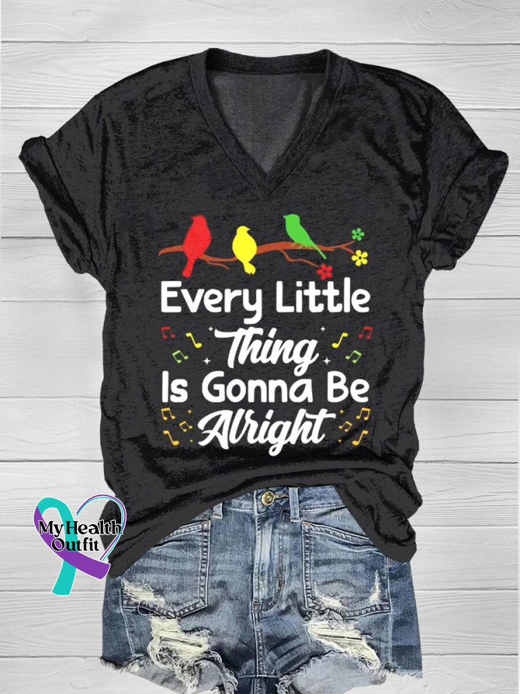 Reggae Retro Casual T-Shirt Black / S