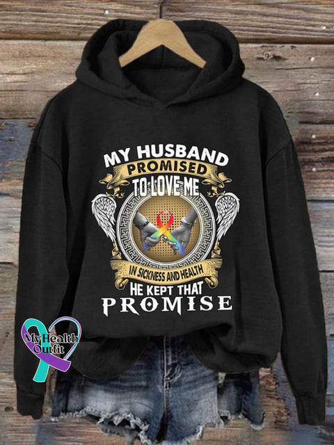 Retro Cancer Awareness My Husband Promised To Love Me In Sickness And Health He Kept That Promise