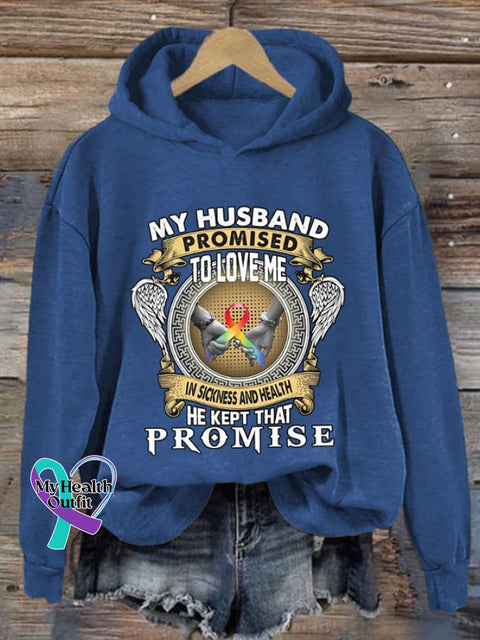 Retro Cancer Awareness My Husband Promised To Love Me In Sickness And Health He Kept That Promise