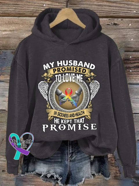 Retro Cancer Awareness My Husband Promised To Love Me In Sickness And Health He Kept That Promise