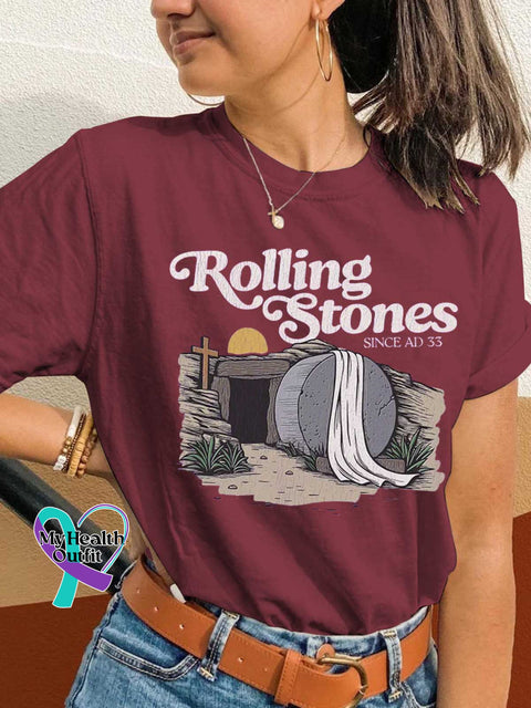 Rolling Stones SINCE AD 33 T-shirt Red / S