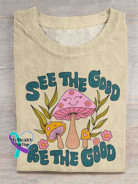 See The Good Art T-shirt Apricot / S