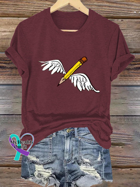 Short-Sleeved Casual t-Shirts With Little Fun In Life Claret / S