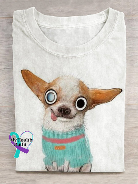 Silly Chihuahua T-Shirt Multicolor / S