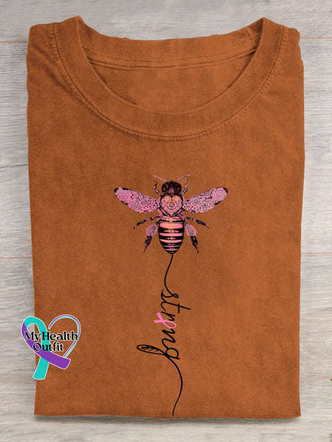 Strong Breast Cancer Awareness T shirt Orange / S