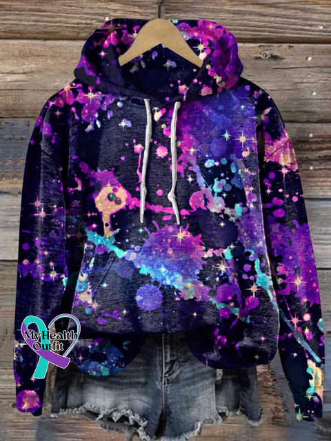 Suicide Prevention Awareness Art Casual Sweatshirt Multicolor / S