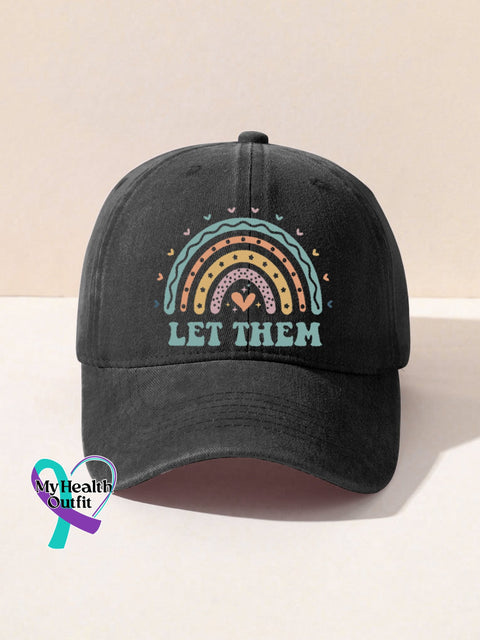 Suicide Prevention Awareness Let Them Print Hats Black / Onesize