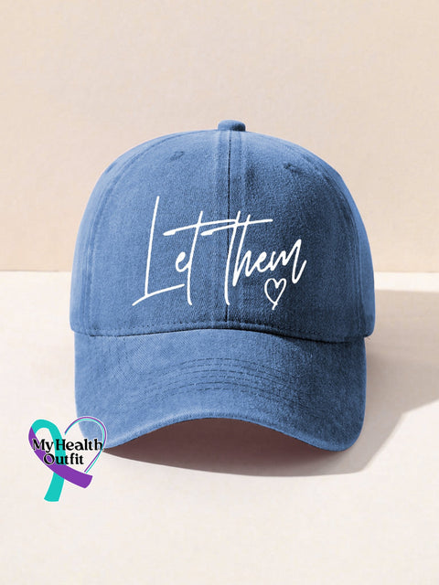 Suicide Prevention Awareness Let Them Print Hats Blue / Onesize