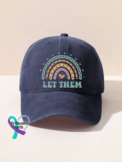 Suicide Prevention Awareness Let Them Print Hats Navy / Onesize