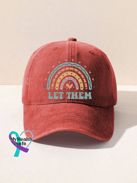 Suicide Prevention Awareness Let Them Print Hats Orange / Onesize