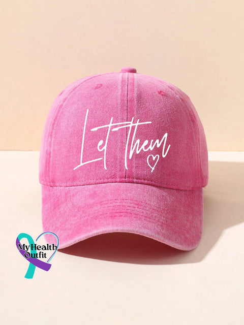 Suicide Prevention Awareness Let Them Print Hats Pink / Onesize