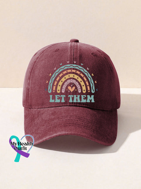 Suicide Prevention Awareness Let Them Print Hats Windred / Onesize
