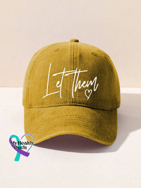 Suicide Prevention Awareness Let Them Print Hats Yellow / Onesize