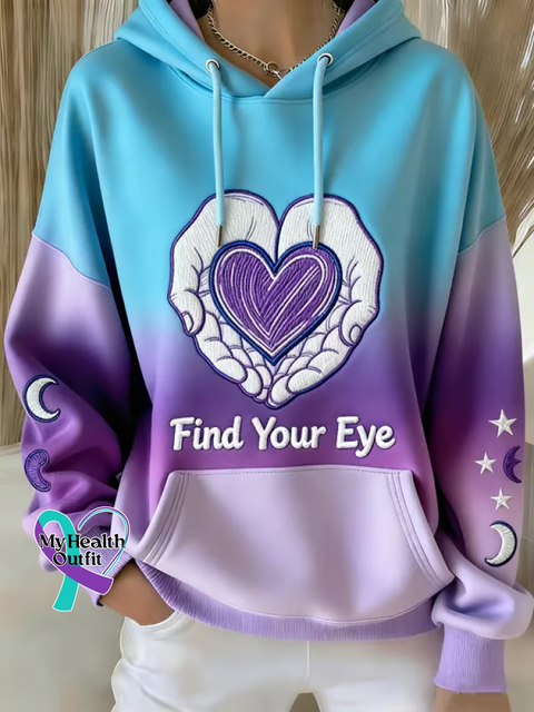 Suicide Prevention Awareness Print Casual Hoodie Sweatshirt Multicolor / S