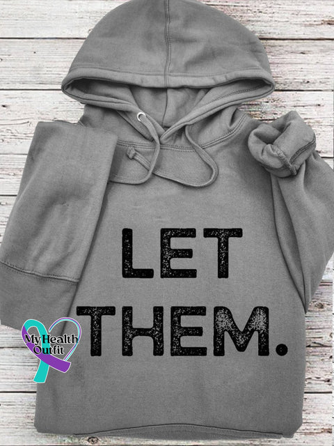 Suicide Prevention Day Let Them Casual Hoodie Grey / S