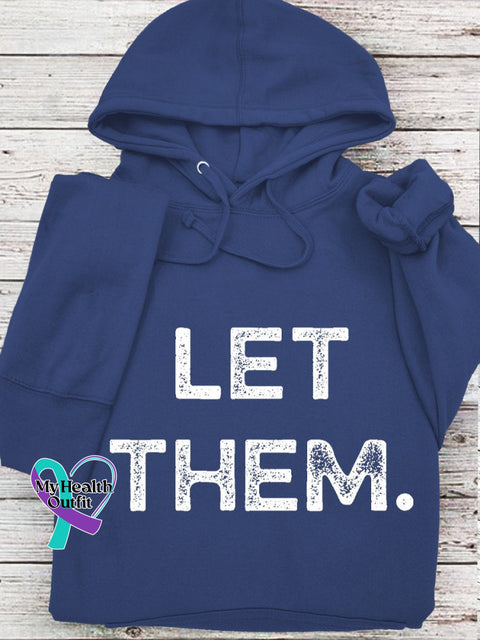 Suicide Prevention Day Let Them Casual Hoodie Navy / S