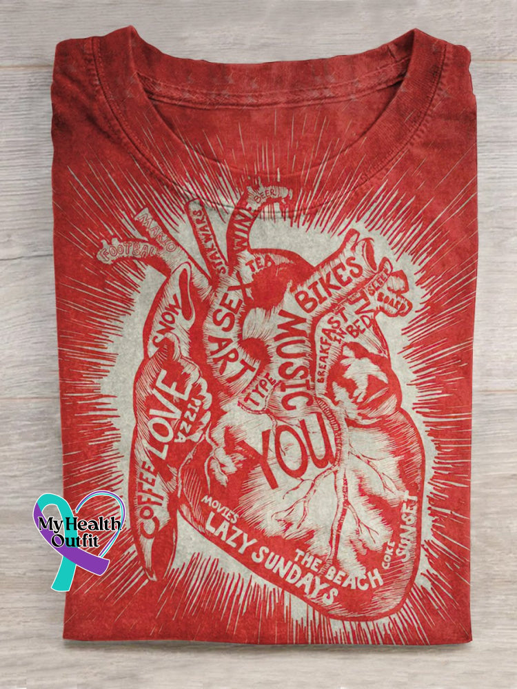 Take Good Care Of Your Heart Love Our Lovely Multicolor / S