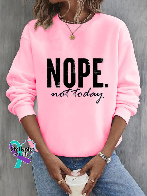 Text Letters Loose Sweatshirt Pink / S(6-8)