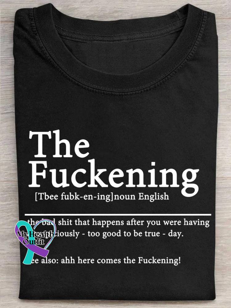 The Fuckening Art Print T-shirt Black / S