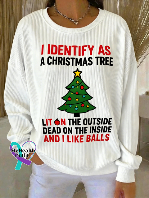 Ugly Christmas Sweater Sweatshirt White / S