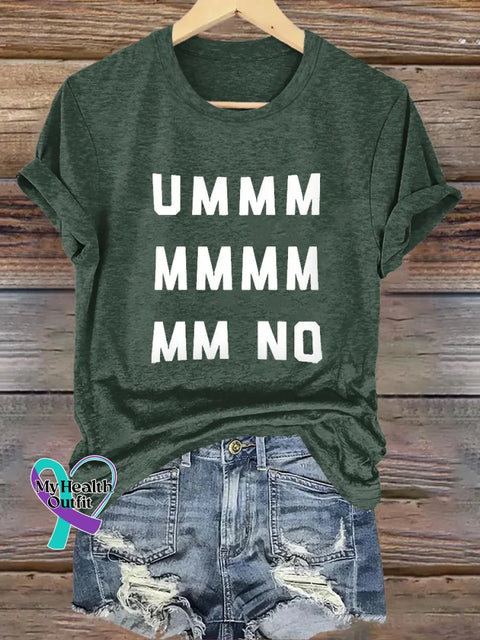 Ummm...no Casual T-shirt Green / S