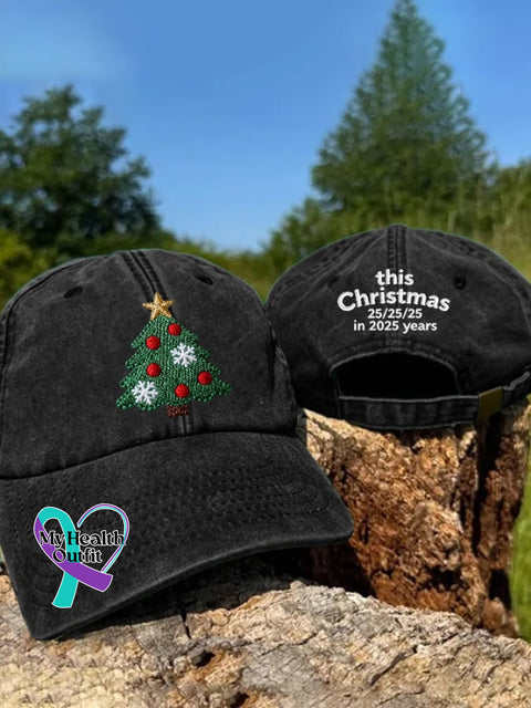 Unisex Retro This Christmas 25/25/25 In 2025 Years Hat Black / One-Size