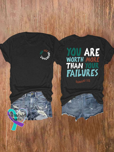 Unisex Round Neck Short Sleeve T-Shirt Black / S