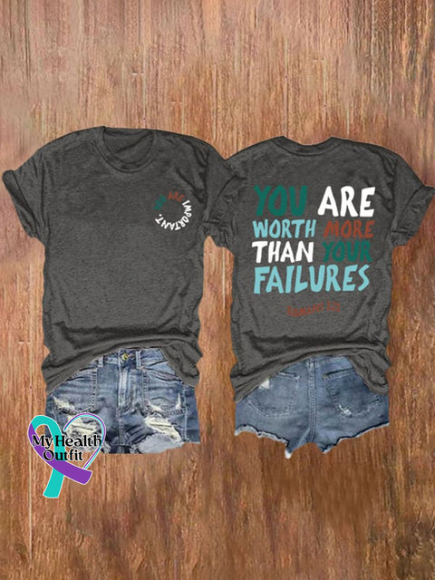 Unisex Round Neck Short Sleeve T-Shirt Grey / S