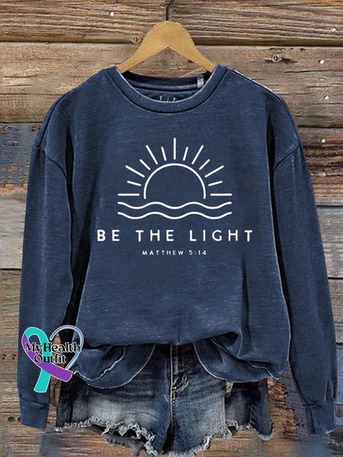 Unisex Women’s Men’s Be The Light Mathew 5:14 Bible Verse Religious Faith Outfit Church