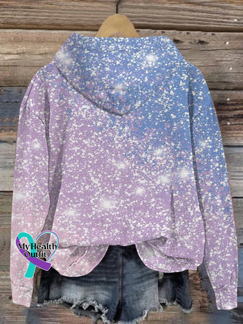 Unisex Women’s Men’s Love Be Kind Suicide Prevention Awareness Print Casual Hoodie