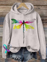 Warrior Cancer Awareness Art Print Casual Sweatshirt Grey / S