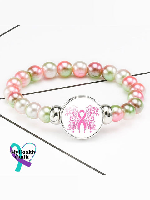 Weaving Pink Ribbon Bracelet (Scalable) Picture 2 / One-Size