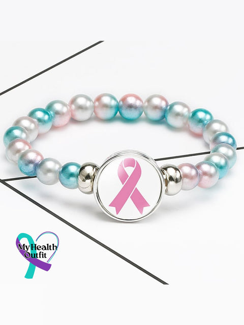 Weaving Pink Ribbon Bracelet (Scalable) Picture 3 / One-Size