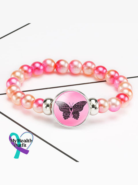 Weaving Pink Ribbon Bracelet (Scalable) Picture 6 / One-Size