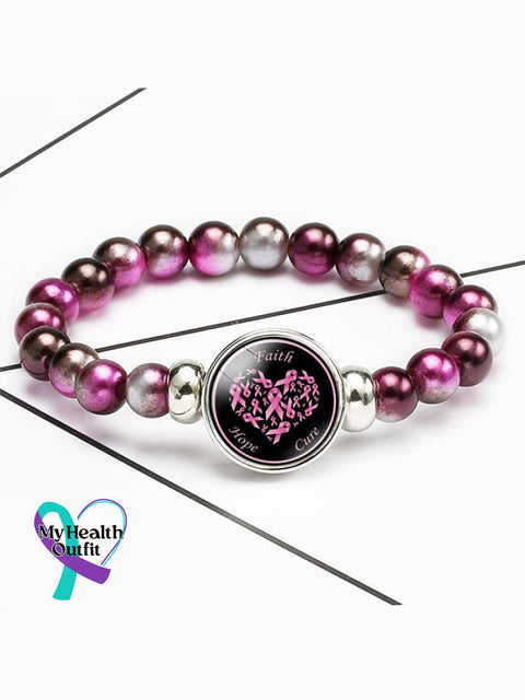 Weaving Pink Ribbon Bracelet (Scalable) Picture 8 / One-Size