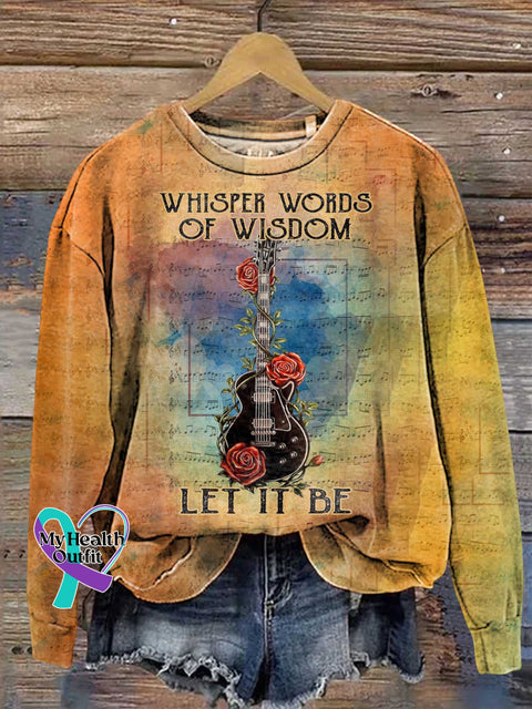Whisper Words Of Wisdom Let It Be Casual Sweatshirt Multicolor / S