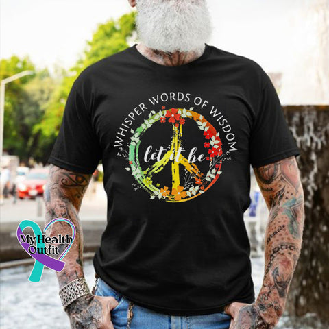 Whisper Words Of Wisdom Printed Men’s T-Shirt Black / S