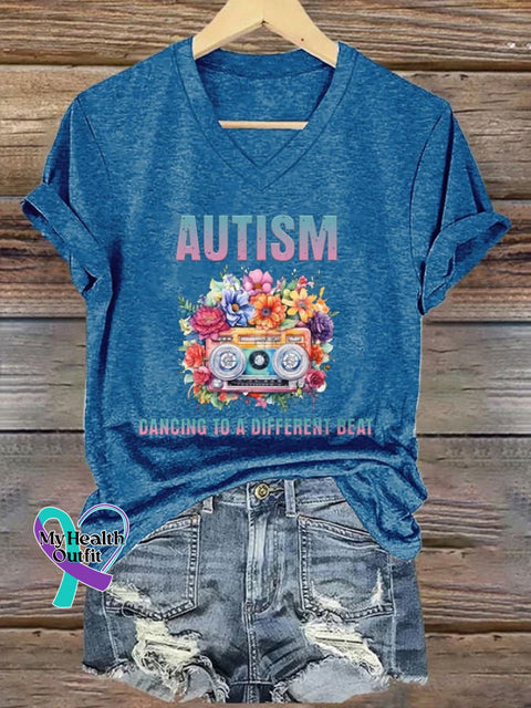 Women’s Autism Awareness T-shirt Blue / S