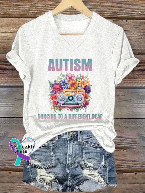 Women’s Autism Awareness T-shirt White / S