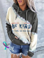 Women’s Be Kind It’s Really Not That Hard Casual Sweatshirt White / S