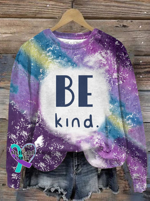 Women’s Be Kind Print Sweatshirt Picture 1 / S