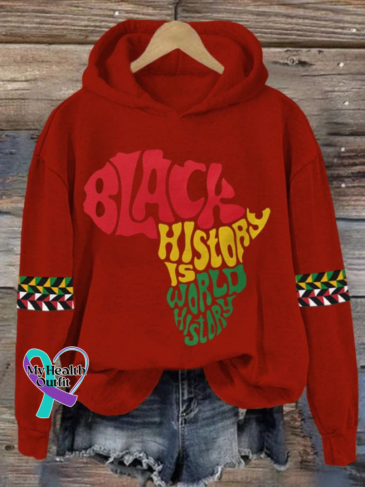 Women’s Black History Month Is World Hoodie Red / S