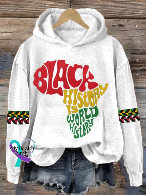 Women’s Black History Month Is World Hoodie White / S