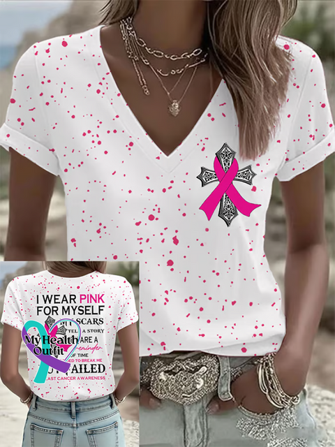 Women’s Breast Cancer Awareness I Wear Pink For Myself My Scars Tell A Story They Are A Reminder Of Time When Life