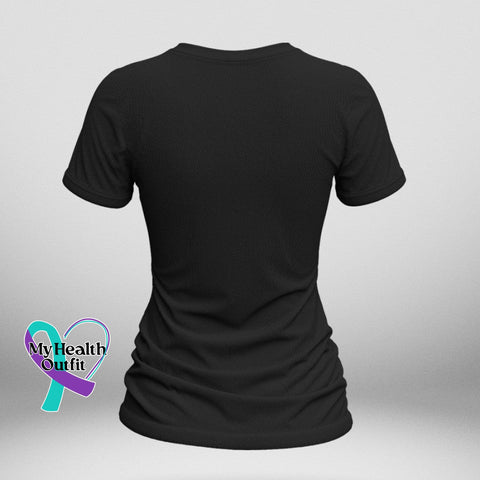 Women’s Broken Crayon Still Colorful Print Crew Neck T-Shirt