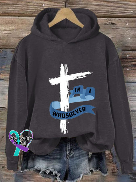 Women’s Casual Printed Long Sleeve Sweatshirt Dark Grey / S