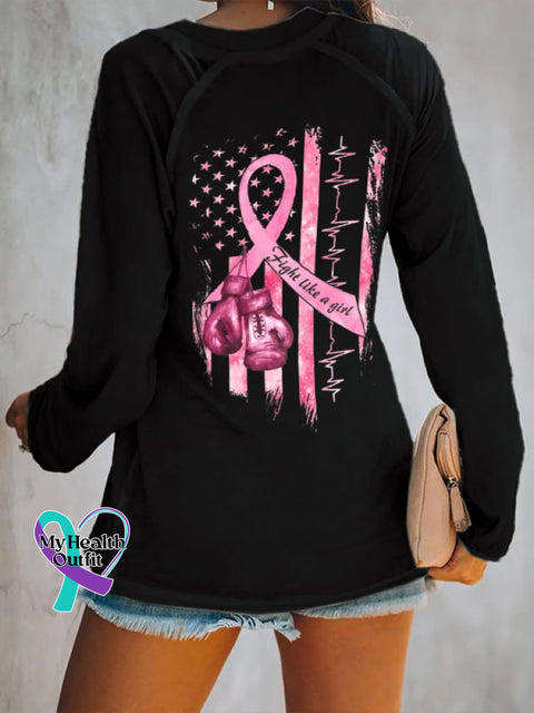 Women’s Casual Printed Long Sleeve T-Shirt